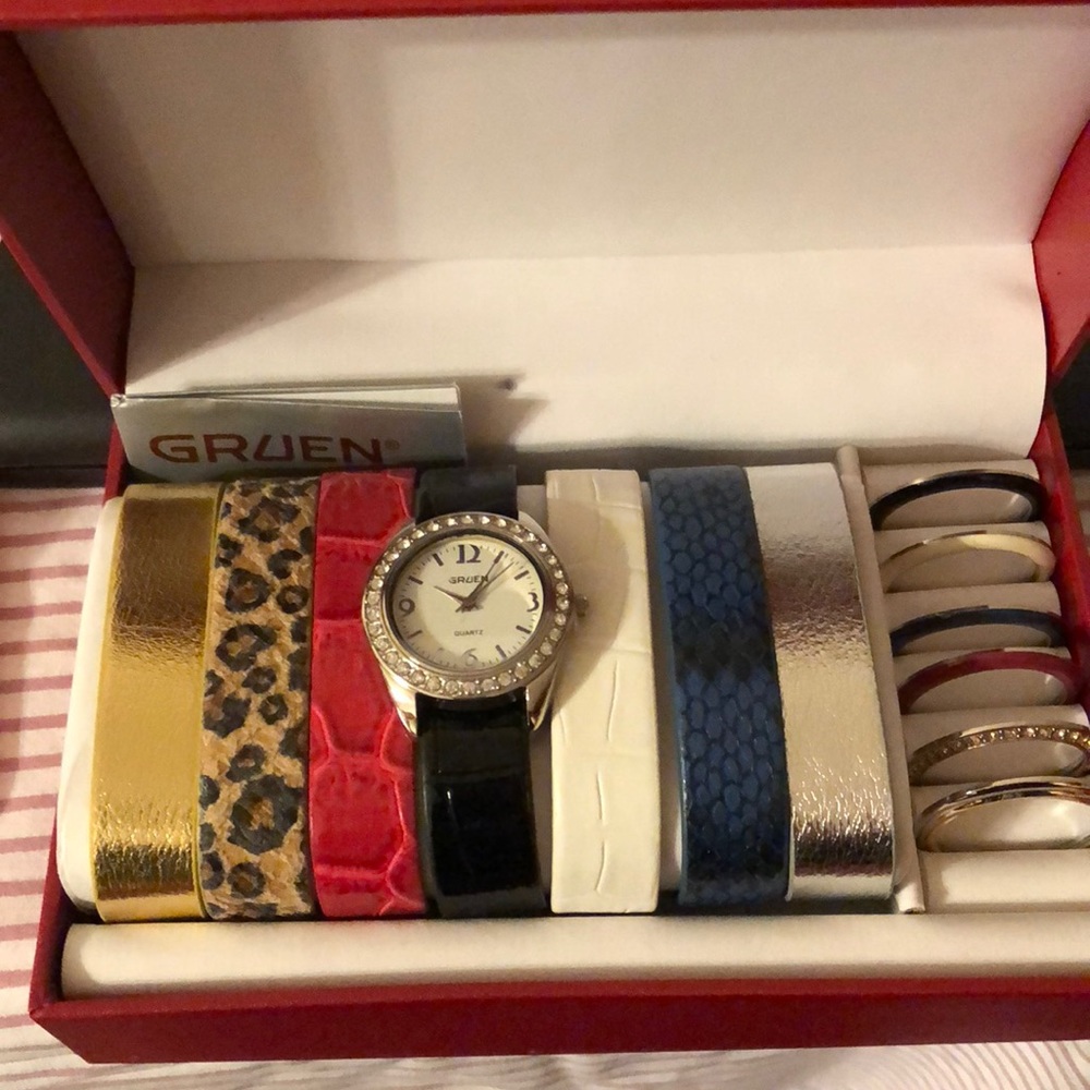 Gruen watch set